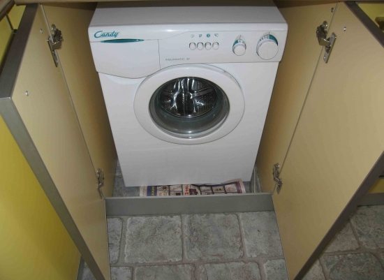 cabinet para sa washing machine
