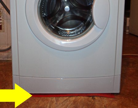 pag-install ng washing machine sa sahig na gawa sa kahoy