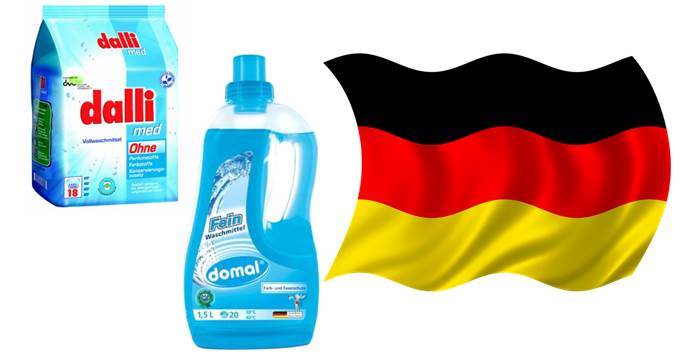 German washing powders