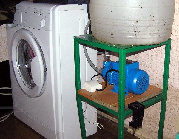 automatyczne podłączenie maszyny bez bieżącej wody