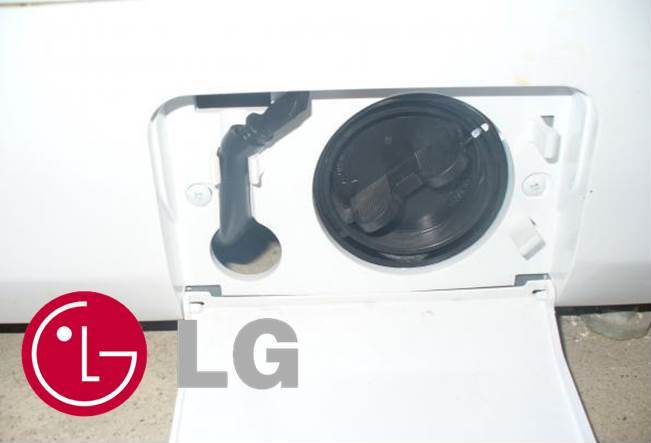 rengöring av filtret i en LG-maskin