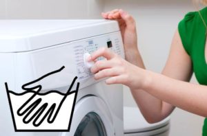Handtvättläge och hur man använder det
