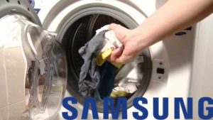 Samsung tvättmaskin snurrar inte
