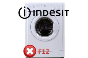 Indesit-Waschmaschine - Fehler F12
