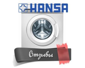 mga review ng Hansa washing machine