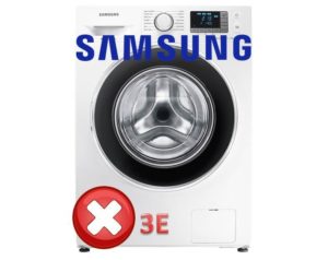 Eroare 3e la o mașină de spălat Samsung