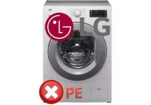 Lỗi PE trong máy giặt LG