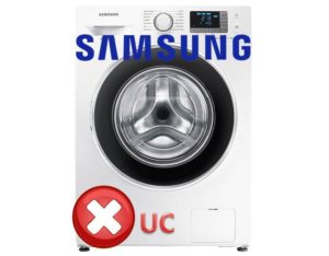 Samsung washing machine - UC error