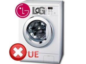 LG wasmachine UE-fout
