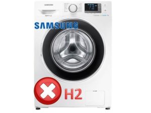 H2 klaida „Samsung“ skalbimo mašinoje