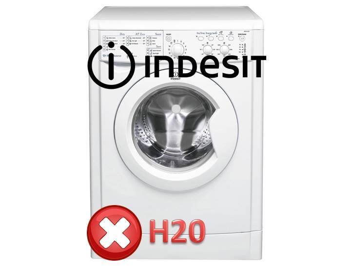 fout H20 in Indesit