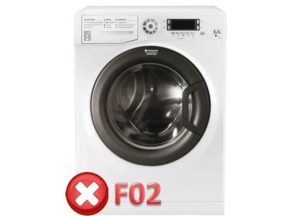 Eroare F02 la mașina de spălat Ariston