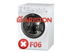 Eroare F06 la mașina de spălat Ariston