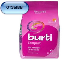 Reseñas de detergente en polvo Burti