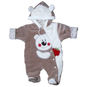baby velor jumpsuit