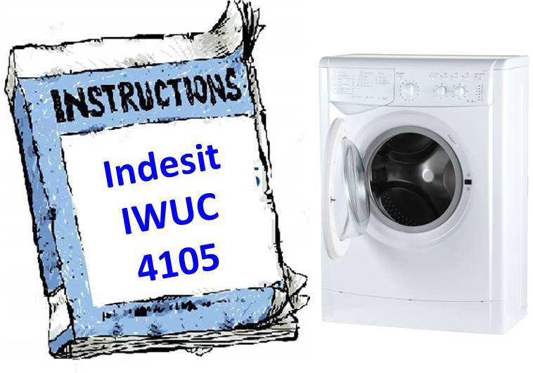 instrucțiuni pentru Indesit IWUC 4105