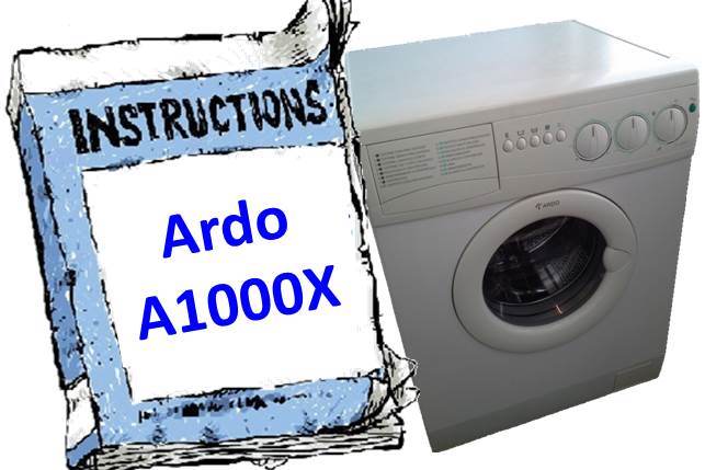 Instrukcja Ardo A1000X