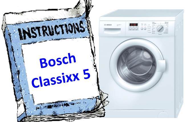 Bosch Classixx 5 kézikönyv