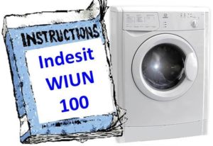 Instrucciones para lavadora Indesit WIUN 100