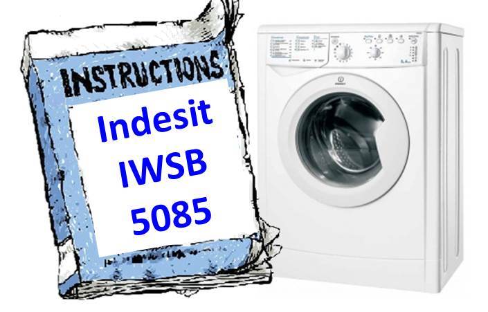 instructions for Indesit IWSB 5085