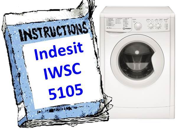 instruktioner för Indesit IWSC 5105