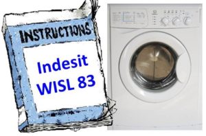 Instructions pour lave-linge Indesit WISL 83