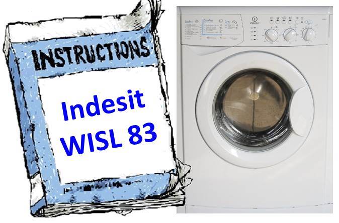 Indesit WISL 83 instrukcijas