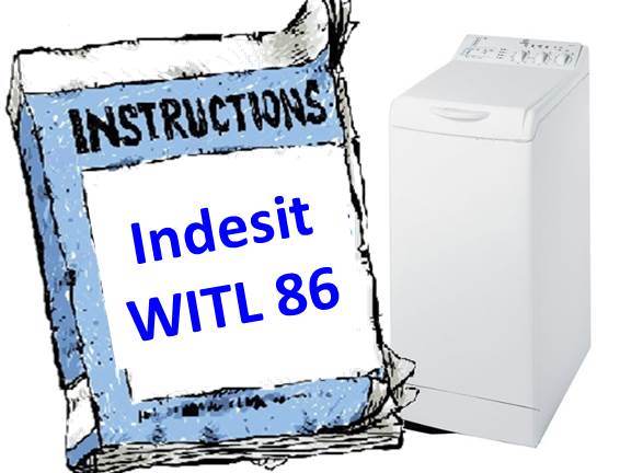 instrucciones para Indesit WITL 86
