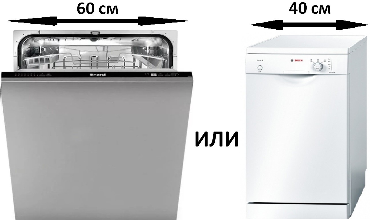 umývačka riadu 60 a 45 cm