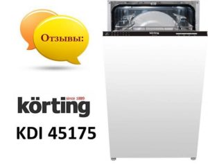 Korting KDI 45175 bulaşık makinesinin incelemeleri