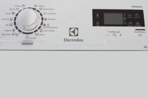 Electrolux EWT 1066 EDW vadības panelis