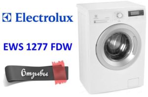 revisions de Electrolux EWS 1277 FDW