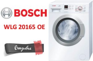 comentários sobre Bosch WLG20165OE