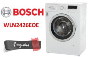 anmeldelser af Bosch WLN2426EOE