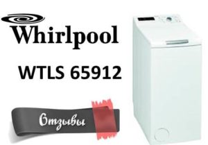 Avaliações da máquina de lavar Whirlpool WTLS 65912