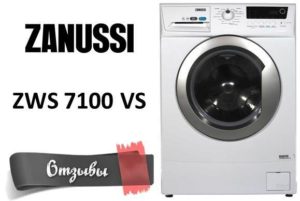 Recenzii despre mașina de spălat rufe Zanussi ZWS 7100 VS