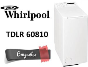 Recenzie na práčku Whirlpool TDLR 60810