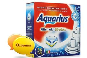 Avis sur les tablettes pour lave-vaisselle Aquarius