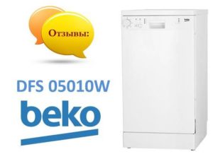 Anmeldelser av Beko DFS 05010W oppvaskmaskin