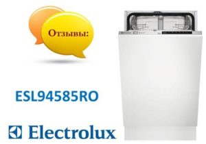 Anmeldelser av Electrolux ESL94585RO oppvaskmaskin