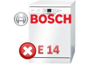 Hoe fout E14 in een Bosch-vaatwasser op te lossen