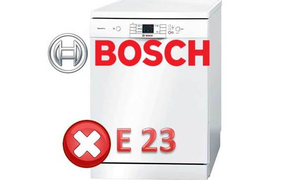 Bosch greška E23