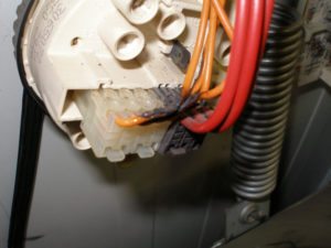 damaged wires