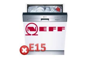 Error E15 in Neff dishwasher