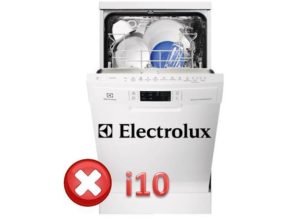 Erreur i10 dans le lave-vaisselle Electrolux