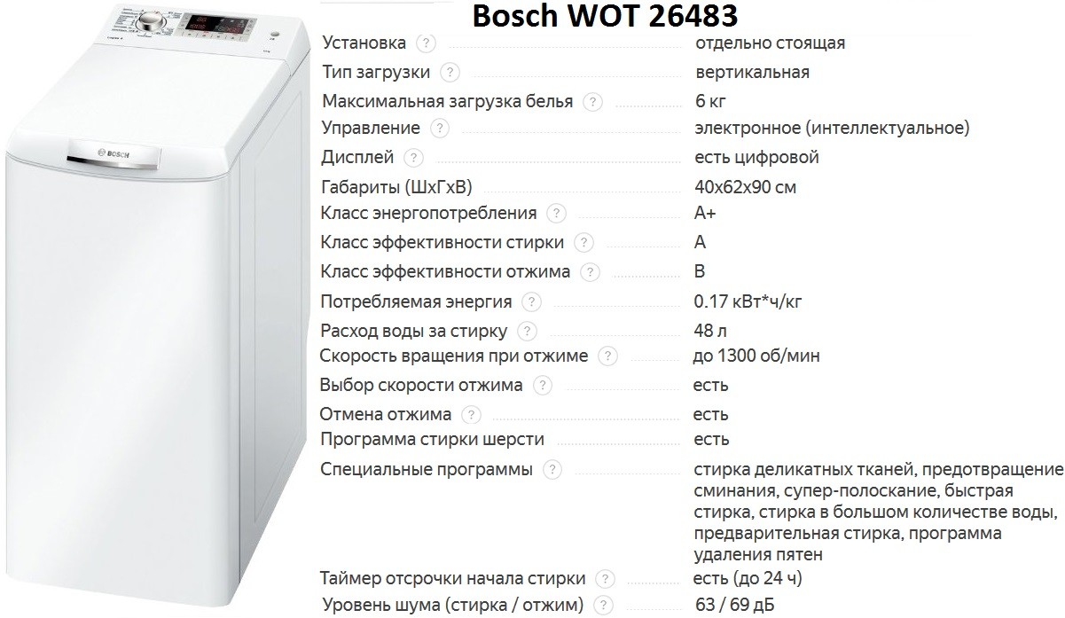 Bosch WOT 26483