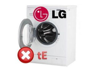 Erreur tE sur lave-linge LG