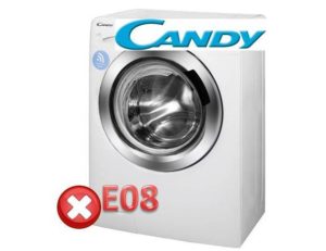 Error E08 a la rentadora Kandy