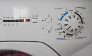 Washing modes of the Candy washing machine