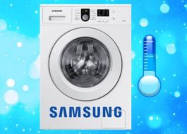 Máquina de lavar Samsung não aquece água